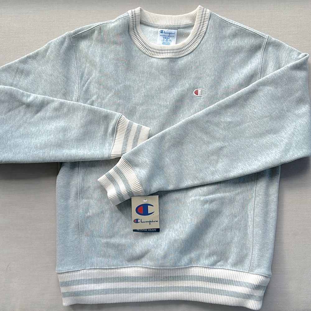 Champion reverse weave heavyweight gray crewneck sweatshirt S
